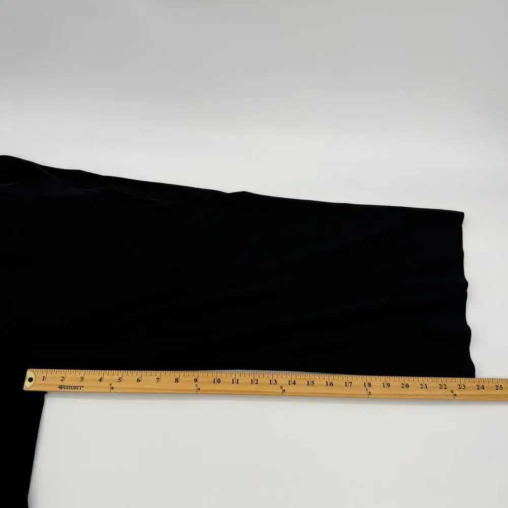 ATHLETA Cropped Straight Leg Black Casual Pant Size XL Pockets Pull On Relaxed - Picture 8 of 10